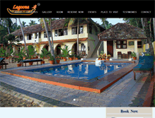 Tablet Screenshot of lagoonabeachresort.com